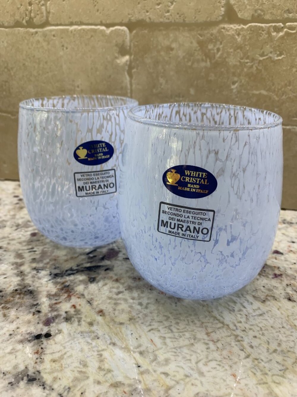 Made in Italy Set of 2 Glasses - NWT